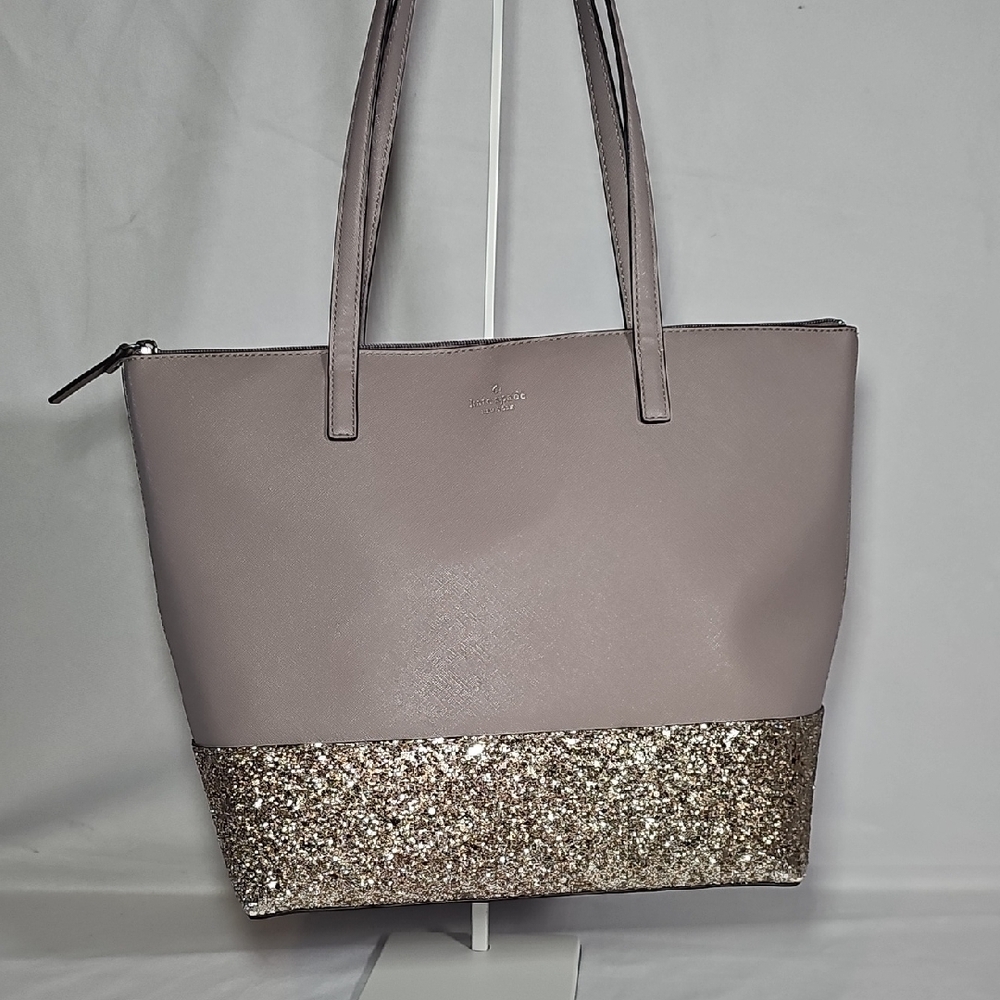 Kate Spade Greta Court Penny Glitter Tote